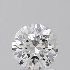 Certificate AGI 1.50 CT Round Natural Mined Diamond Loose E color VVS2 clarity