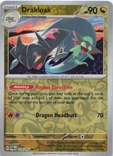 Drakloak 129/167 SV06: Twilight Masquerade Reverse Holo NM Pokemon TCG