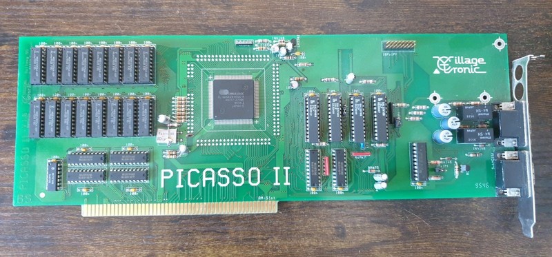 Picasso II RTG Amiga Graphics Card - 2MB - Working