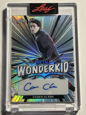2022 Leaf Metal Soccer Caden Clark PRISMATIC SILVER #/40 Auto USA USMNT Encased!