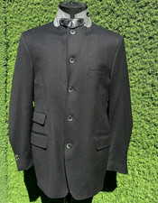 Corneliani ID Tailored Hybrid Wool Jacket Blazer Integrated Zip Layer Size 52 6R