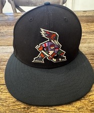 VTG Tucson Roadrunners HOCKEY Kachina Logo New Era 59fifty Fitted Hat 7 3/8