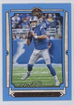 2019 Panini Legacy Indigo 3/25 Matthew Stafford #34 0hr