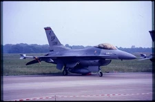 S016 ORIGINAL AIRCRAFT SLIDE: USAF GD F-16C Falcon 87-0281/SP