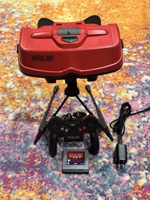 Nintendo Virtual Boy Console and Red Alarm New Ribbon Cable Installed! USB