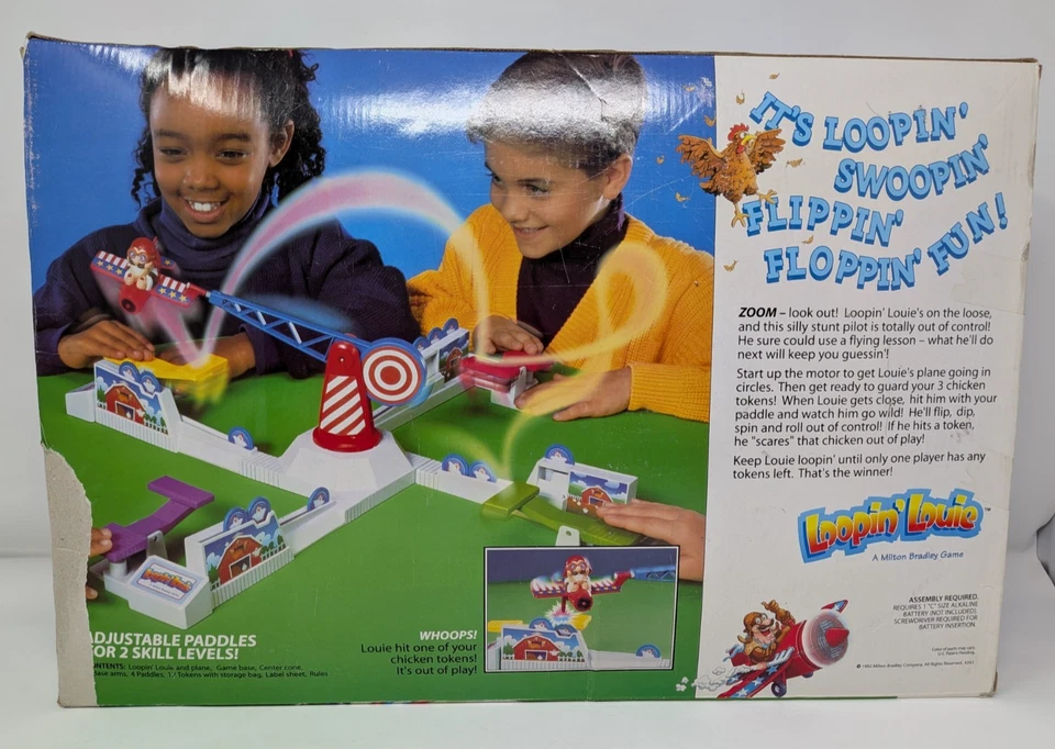 Loopin’ Louie Milton Bradley 1992 Motorized Board Game COMPLETE Tested Working - Image 2 of 3