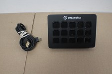 Elgato Stream Deck - 20GBA9901 - 15-Key Controller   Black - W/USB-C Cord.