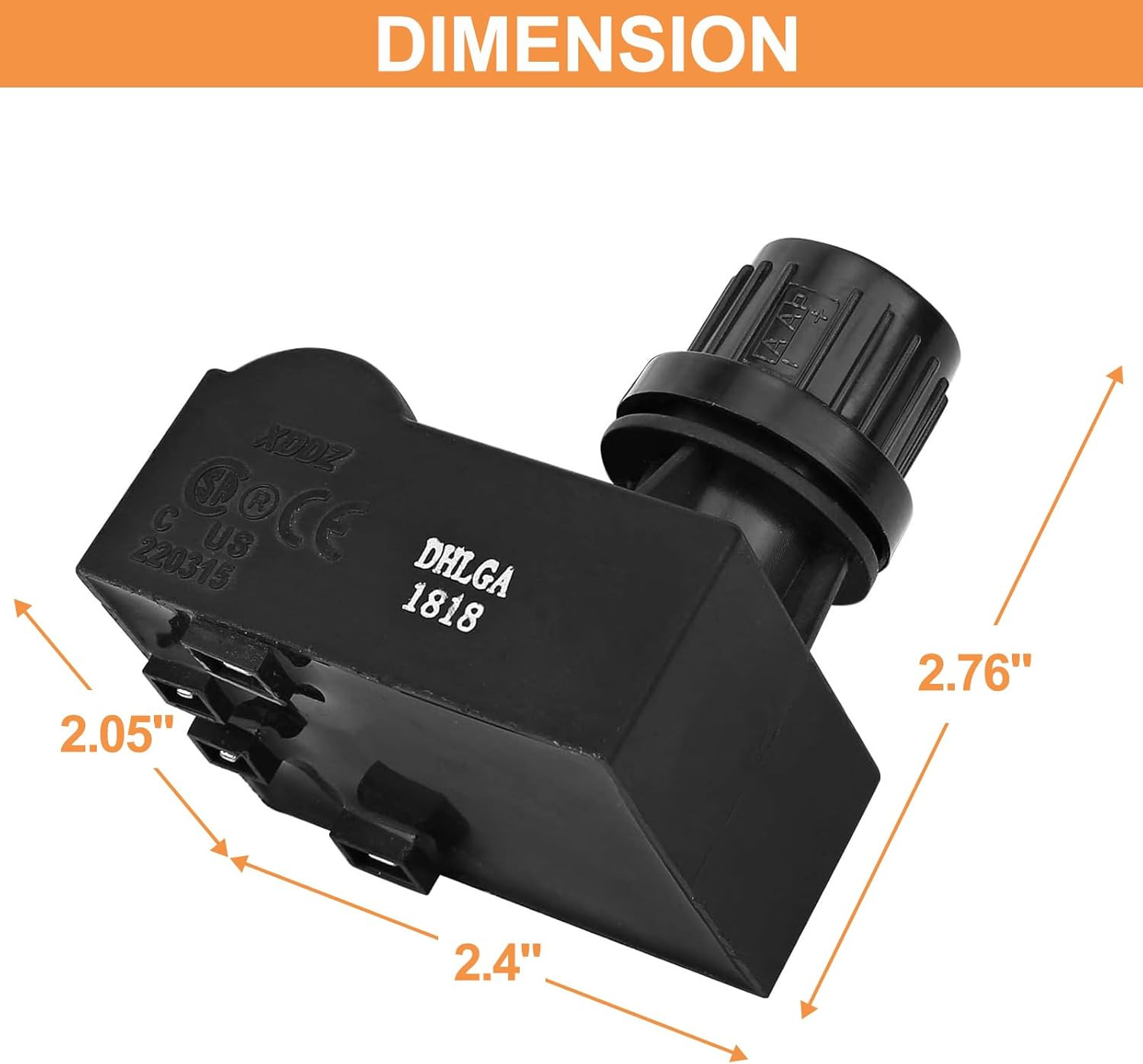 2 Outlet Grill Igniter G511-0055-W1 for Charbroil Ignitor Replacement, Electroni