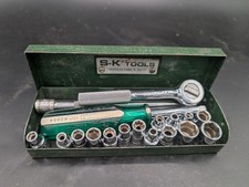 Sk Tools 14 Dr Socket Set 20pc Usa Ratchet Driver Extsn