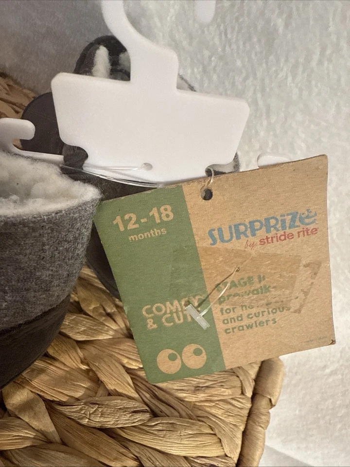 Mini botas Surprize by Stride Rite para bebés niños Rite Dean - gris carbón 12-18 meses Foto 3 de 4