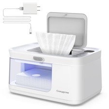 Baby Wipe Warmer Baby Wet Wipes Dispenser, Cozygrow Diaper Wipe Warmer with L...