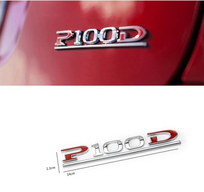 P75D P85D P90D P100D Underline Letters Emblem for Tesla Model 3 Model X Model S