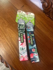 NEW 2-pack lot Cycle Dog Collar Waterproof No-Stink Metal Buckle Size L