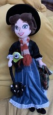 Brand New Mary Poppins Disney Store Stuffed Plush Doll 21" Umbrella Bag