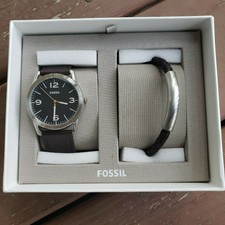Fossil BQ2489 Wylie Three-hand Brown 