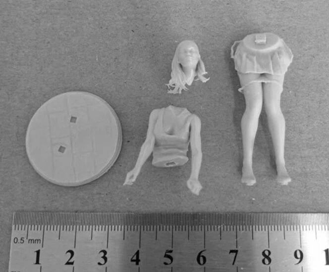 Underpants Girl Full Resin Figure Model Kit 1/24 Scale Unpainted Unassembled Toy - Image 2 of 2