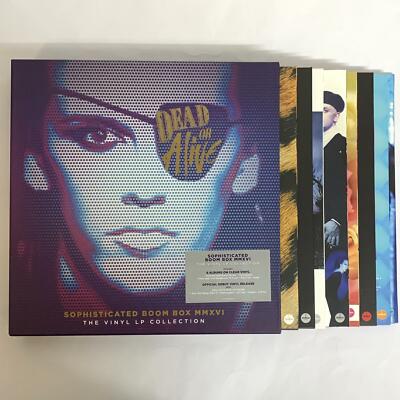 DEAD OR ALIVE ‎– SOPHISTICATED BOOM BOX MMXVI 10 x CLEAR VINYL LPs