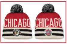 New Chicago Blackhawks Fanatics 2025 NHL Winter Classic Cuffed Knit Pom Hat