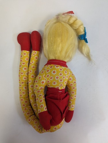 Vintage Looby Lou 1960s Long Leg 28" Cloth Rag Doll A70 W560 - Picture 12 of 12