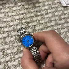 Women’s Timex Indiglo Watch Silver Tone Works New Battery 