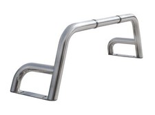 Roll Bar posteriore inox tubo singolo per Nissan Navara D40 2005-2015