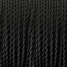 Twist 3 Core Braided Fabric Cable Lighting Lamp Flex Vintage - Choice of Colours