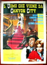 L'uomo Che Viene da Canyon City {Robert Woods} Italian 2F Movie Poster 60s