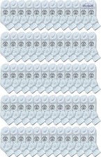 240 Units Women's Premium Cotton Ankle Socks White Size 9-11 - Womens Ankle Sock