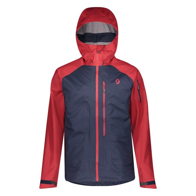 Scott Men's Explorair 3L Jacket | Red & Blue Ski Coat | 272493 | eBay