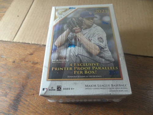 D-23 2021 Topps Gallery baseball blaster box 4 Printer proof Parallels