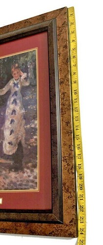 Pierre-Auguste Renoir Framed Lithograph "The Swing" Art Print H:24 1/2 x 20 1/2" - Picture 8 of 11