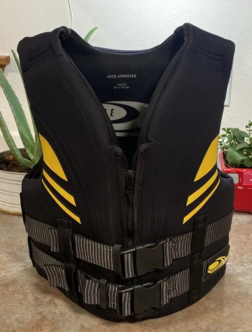 JOBE Life Jacket Vest Youth 5090 Lbs Water Ski Neoprene Vest USCG