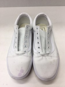 vans canvas old skool true white