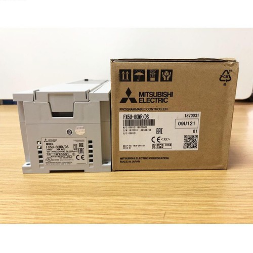 New In Box FX5U-80MR/DS PLC Model FX5U80MR/DS 1 year warranty #A6-33