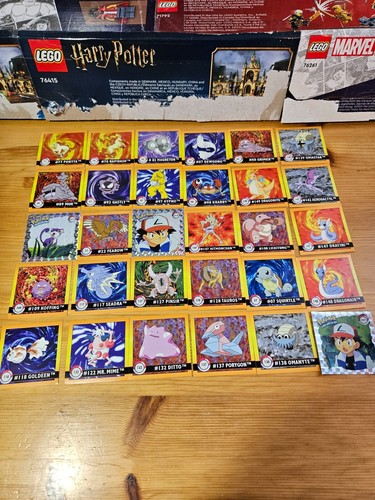 Vintage Pokémon 1999 Artbox Stickers Lot of 55 - Bild 2 von 2