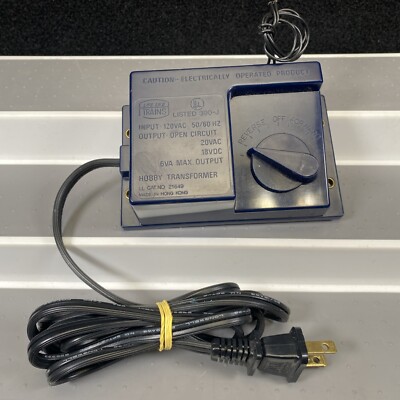 Life Like Hobby Transformer 390-J HO Scale Train Power Supply TESTED WORKS