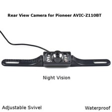 Rear View Camera Backup License Plate Night for Pioneer AVIC-Z110BT AVICZ110BT