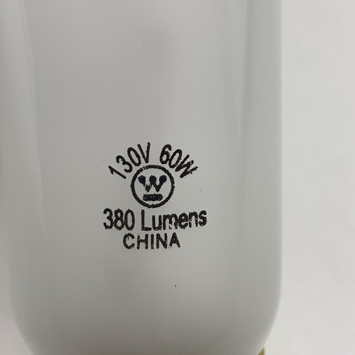 (10-Pack) Westinghouse 60T10/F/VR/130 Tubular 60W Cabinet Lamp Light Bulb, 130V - Picture 7 of 11