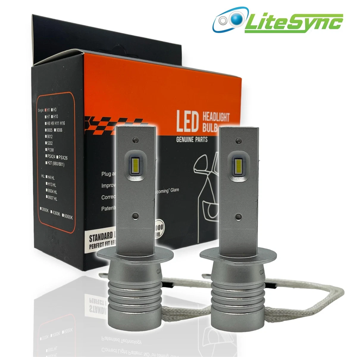 H1 halogen 2024 bulb lumens