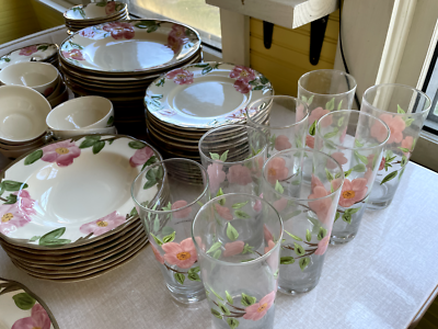 Vintage Franciscan Desert Rose Dish Set • Made in England | eBay