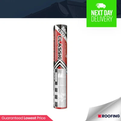 Cromar Breather Membrane | Vent 3 Classic | Roof Felt | 1m x 50m | BBA Approved