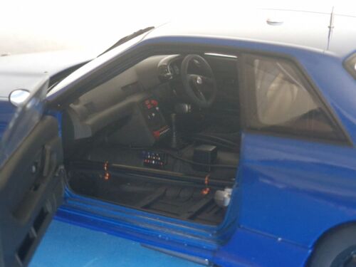 Autoart Nissan Skyline Gt-R (R32) Plain Body Blue 1:18 Die cast Metal 89281 RARE - Foto 8 di 13