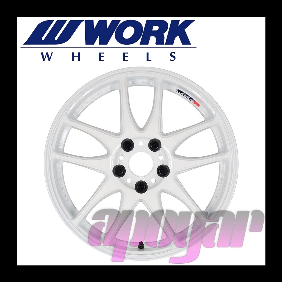 WORK EMOTION CR Kiwami WHEEL (1pcs) 17 inch 7.0J 47 5H 114.3 White