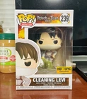 Funko Pop! Attack On Titan Cleaning Levi #239 Hot Topic Exclusive. Mint A+Seller