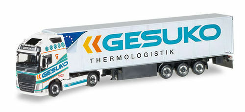 "Herpa 307994 Spur H0 1/87 Volvo Fh Gl. KüHlkoffer-Sattelzug \"Gesuko\""-image