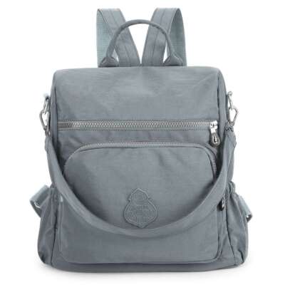 Waterproof Backpack Women Purse Nylon Shoulder Rucksack Small School Travel Bag
