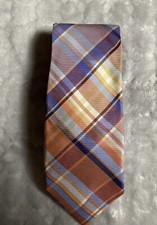 Tommy Hilfiger Tie 100 Silk Plaid Print