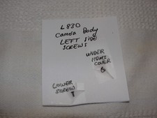 Nikon CoolPix L830 Digital Camera Body Left side screws.