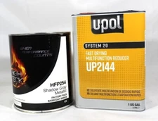 Dark Shadow Gray Metallic Basecoat Paint Ford CX High Teck HFP254 & Fast Reducer