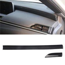 Carbon Fiber Center Console Dash Strip Trim For Lexus ES250 300h 350 2019~2024